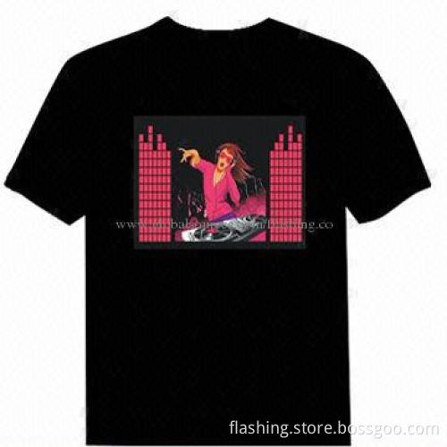 Hot Sale Sound Activated EL T-shirts